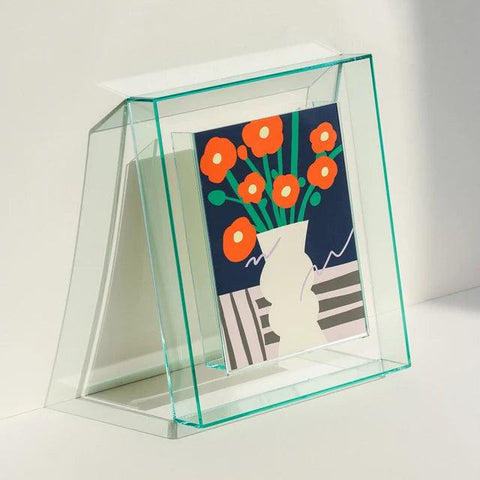 Acrylic Square Photo Frame Box Dose Living