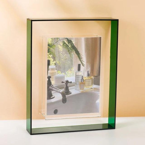 Acrylic Square Photo Frame Box Dose Living