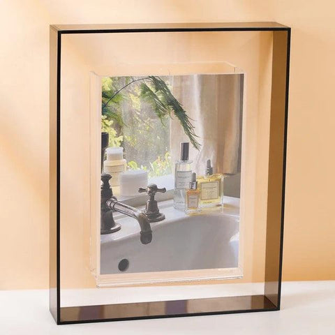 Acrylic Square Photo Frame Box Dose Living