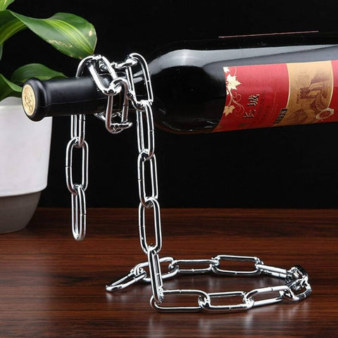 Suspended Chain Bottle Holder Dose Living
