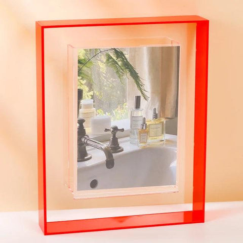 Acrylic Square Photo Frame Box Dose Living