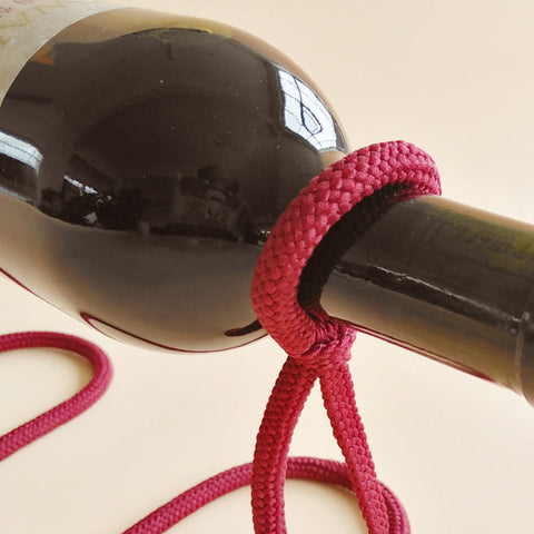 Suspended Rope Bottle Holder Dose Living