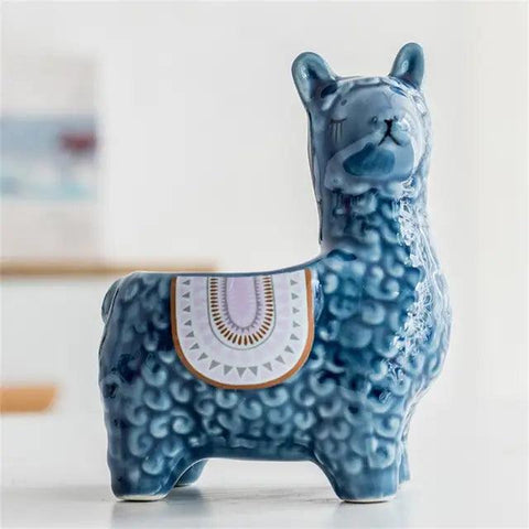 Ceramic Alpaca Flower Pot Dose Living