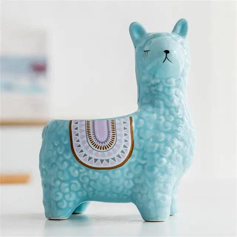 Ceramic Alpaca Flower Pot Dose Living