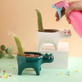 Cute Cat Garden Flower Pot Dose Living