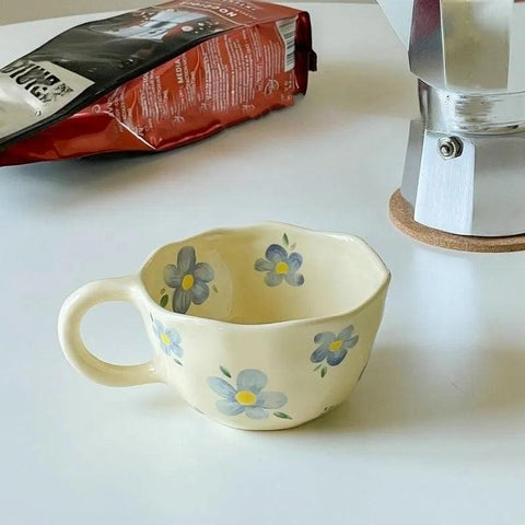 Flower Ceramic Mugs Dose Living