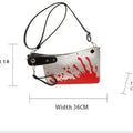 Gothic Knife Shaped Crossbody Bag Dose Living